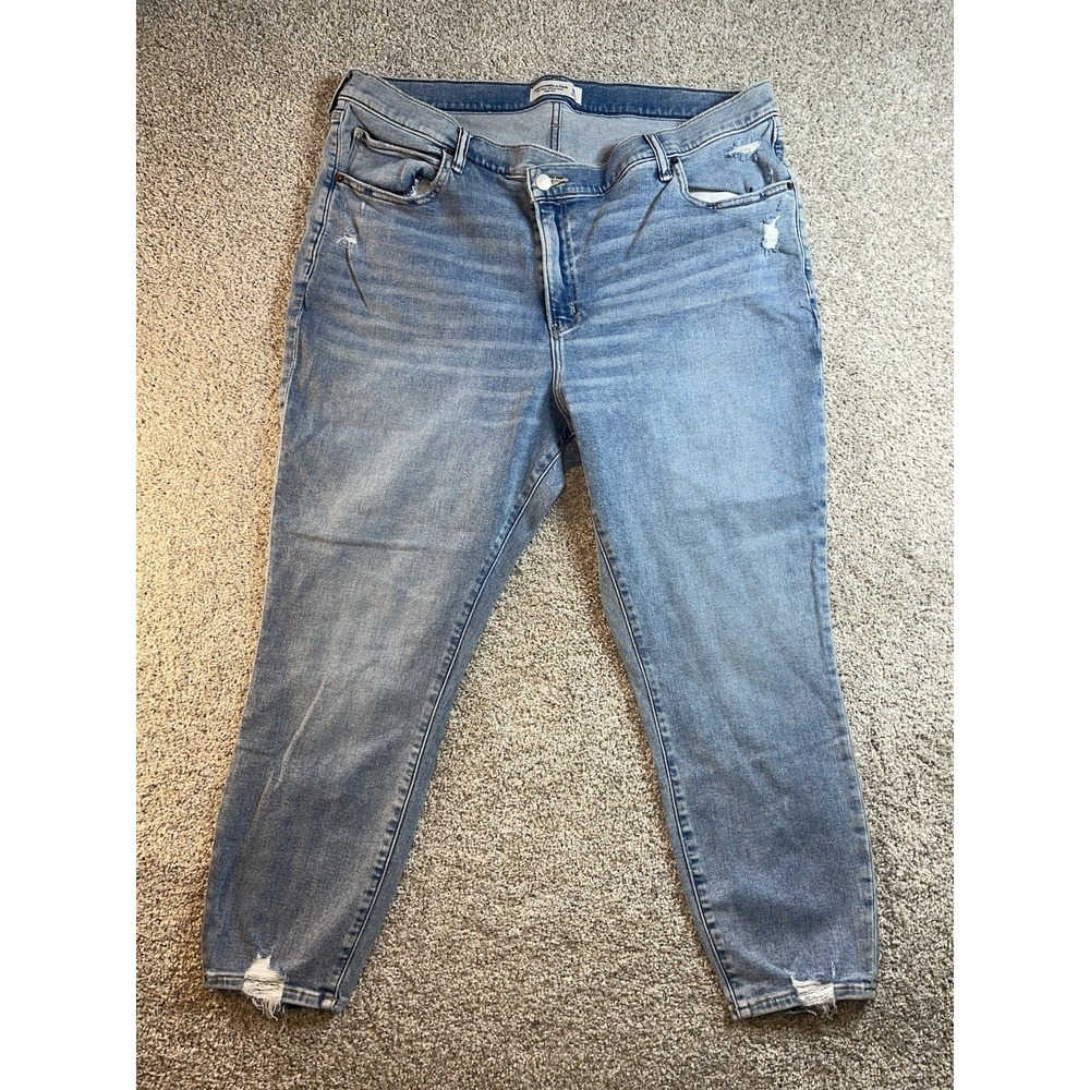 Abercrombie & Fitch Jeans Womens 36 X22 S The Super Skinny Ankle High‎ Rise